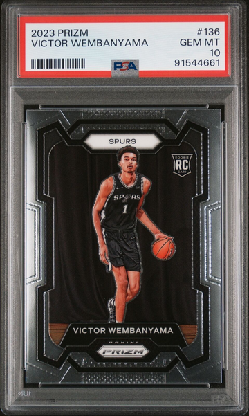 Victor Wembanyama 2023 Panini Prizm #136 PSA 10