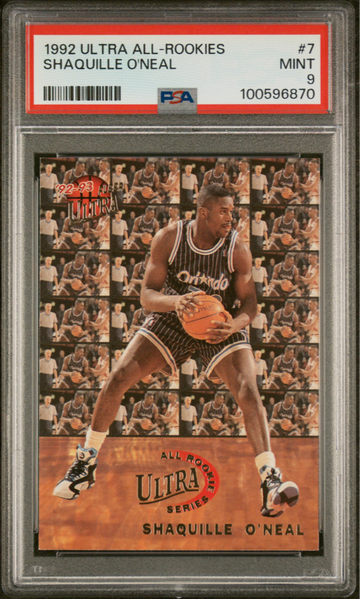 Shaquille O'neal 1992 Ultra All-Rookies #7 PSA 9