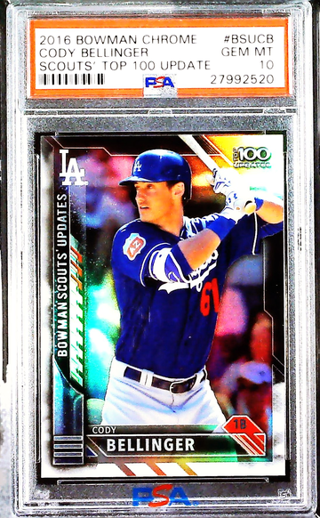 Cody Bellinger 2016 Bowman Chrome Scouts' Top 100 Update Scouts' Top 100 Update