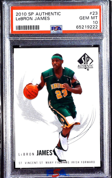 Lebron James 2010 Sp Authentic #23 PSA 10