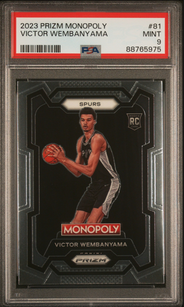 2023 Prizm Monopoly Victor Wembanyama #81 PSA 9 Mint