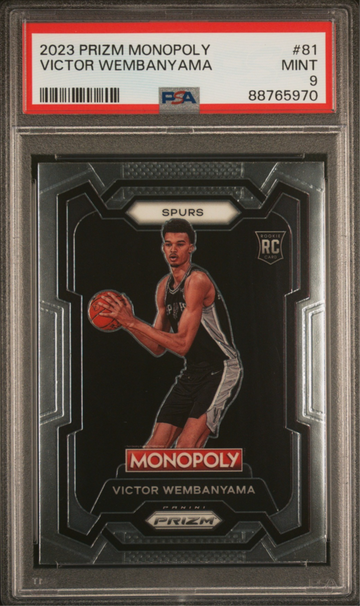 2023 Prizm Monopoly Victor Wembanyama #81 PSA 9 Mint