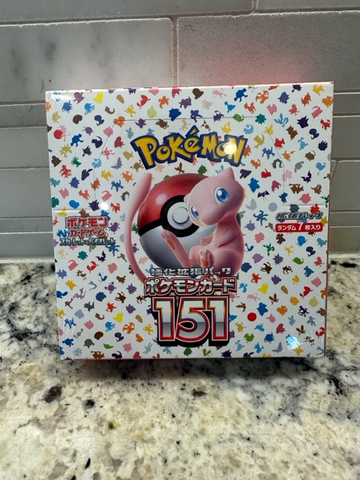 2023 Pokemon Scarlet & Violet Japanese 151 Sealed Box