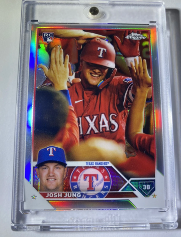 JOSH JUNG Image Variation SP 2023 Topps Chrome Baseball Refractor ROOKIE SP #93