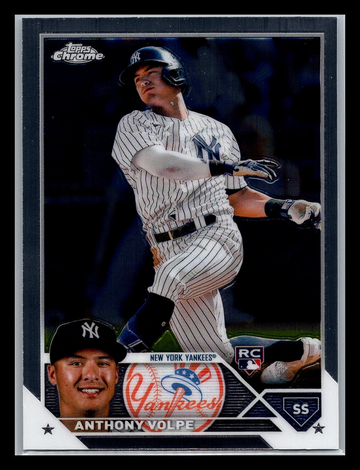 Anthony Volpe #4 Base RC Rookie Card New York Yankees 2023 Topps Chrome