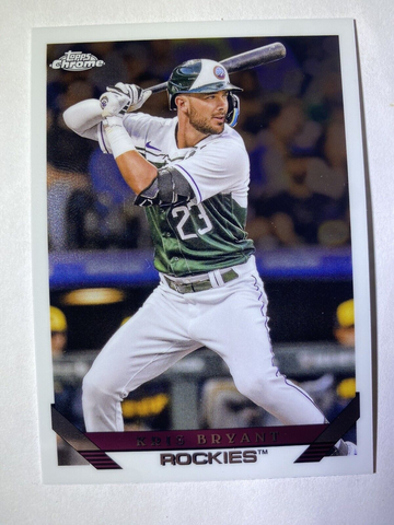 2023 Topps Chrome LIDS Mitchell & Ness Kris Bryant #93-7