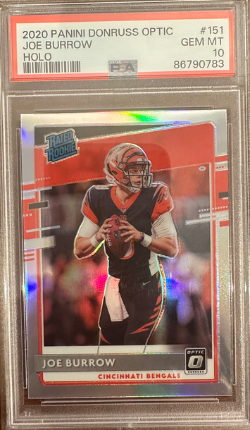 2020 Joe Burrow Optic Holo RC PSA 10