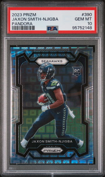 2023 Prizm Jaxon Smith-Njigba Pandora 268/400 #390 PSA 10