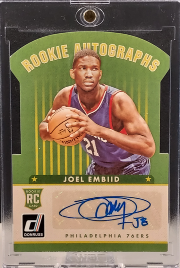 2014 Panini Donruss Joel Embiid Rookie Autographs 42/49 #5