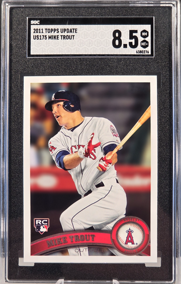 2011 Topps Update Mike Trout #US175 SGC 8.5