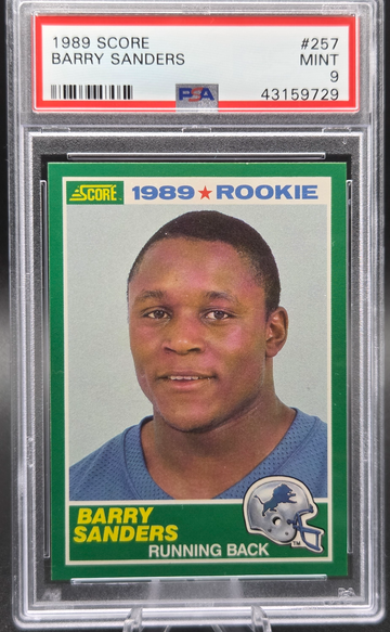 1989 Score Barry Sanders #257 PSA 9