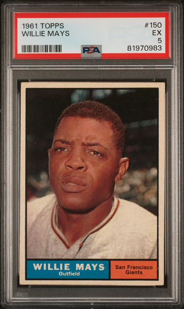 1961 Topps Willie Mays #150 PSA 5