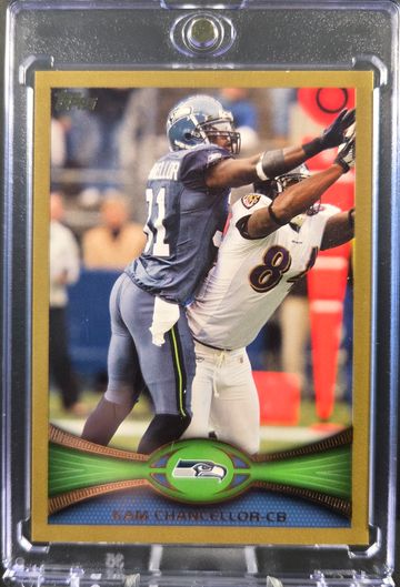 2012 Topps KAM CHANCELLOR Gold 929/2012 #157 NM/MT