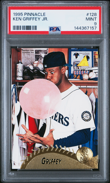1995 Pinnacle KEN GRIFFEY JR. #128 PSA 9