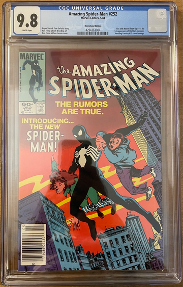 Amazing Spider-Man #252 Newsstand Edition CGC 9.8 WP