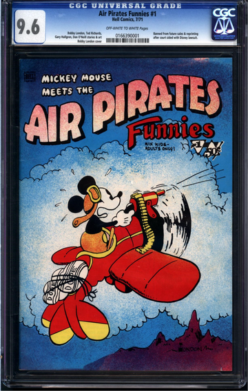 Air Pirates Funnies #1 (1971) CGC 9.6 -- Banned from future reprints by Disney