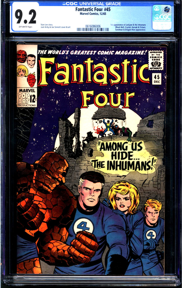 Fantastic Four #45 (1965) CGC 9.2 - 1st appearance of the Inhumans; Lee & Kirby