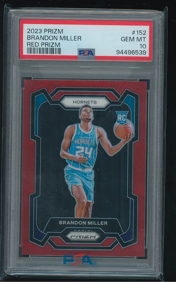 2023 Panini Prizm Brandon Miller Red /299 #152