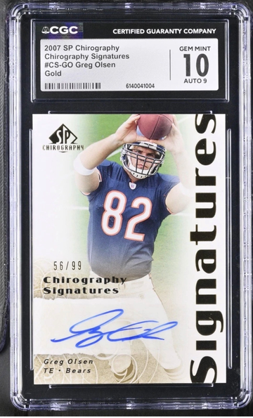 2007 SP Chirography Greg Olsen Auto Gold