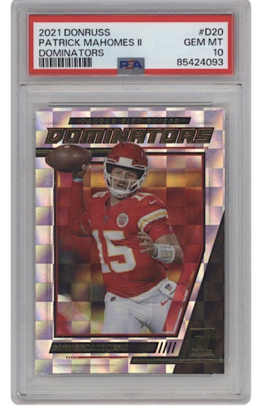 2021 Panini Donruss - Dominators Patrick Mahomes II #D20