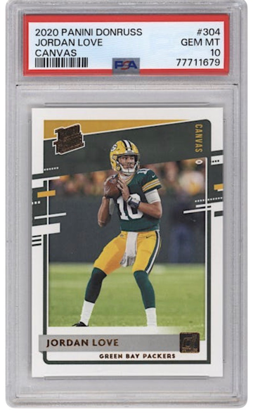 2020 Panini Donruss - Rated Rookie Jordan Love #304 Canvas (RC)