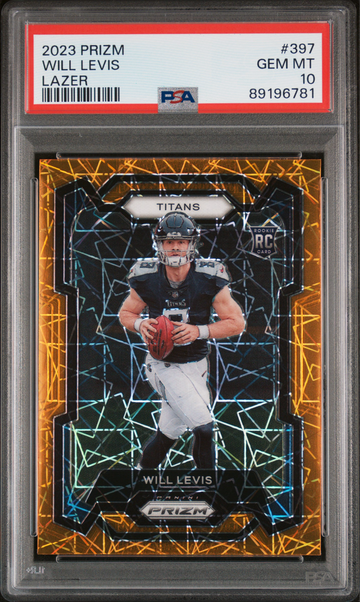 2023 Panini Prizm Will Levis Lazer PSA 10