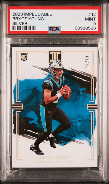 2023 Impeccable Bryce Young Silver PSA 9
