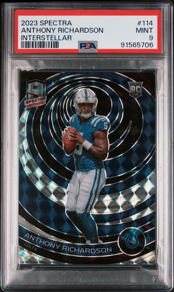 2023 Spectra Anthony Richardson Interstellar PSA 9