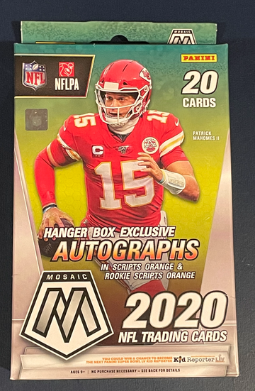 (1) UNOPENED 2020 Panini Mosaic NFL FOOTBALL HANGER Box Burrow Hurts Tua Love RC?