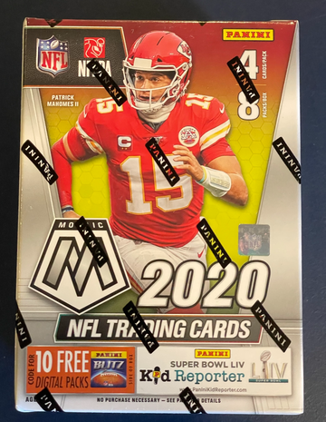 (1) UNOPENED 2020 Panini Mosaic NFL FOOTBALL Blaster Box 32 cards