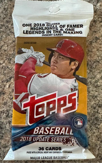 2018 Topps Update Fat Pack Cello *SEALED/UNOPENED*