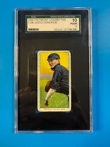 1909 Piedmonth Cigarettes T206 Jiggs Donohue