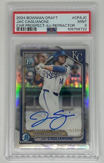 2024 Bowman Draft Jac Caglianone 1st Bowman auto Refractor /499