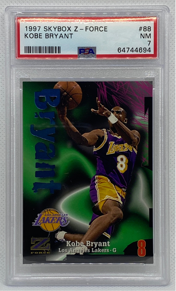 KOBE BRYANT 1997 Skybox Z Force PSA 7