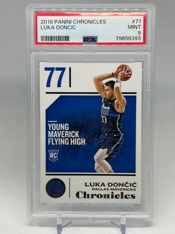 LUKA DONCIC 2018 CHRONICLES RC PSA 9 MINT