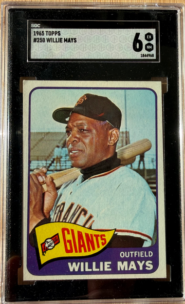 1965 Topps Willie Mays SGC 6
