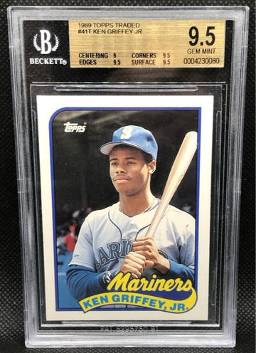 1989 Topps Traded Ken Griffey Jr. Rookie BGS 9.5 GEM MINT