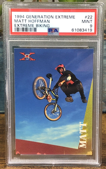 1994 GENERATION EXTREME #22 MATT HOFFMAN PSA 9 RC EXTREME BIKING MINT ROOKIE