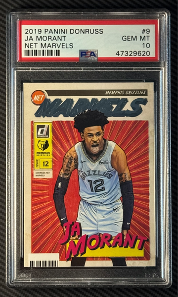 (RC) Ja Morant Rookie - PSA 10 - 2019 Donruss Net Marvels #9
