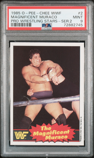 1985 O-Pee-Chee Series 2 WWF #2 Magnificent Don Muraco PSA 9 OPC Wrestling