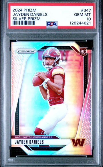 2024 Panini Prizm Jayden Daniels Silver PSA 10