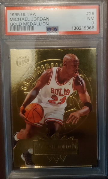 1995 Ultra Michael Jordan  Gold Medallion #25 PSA 7
