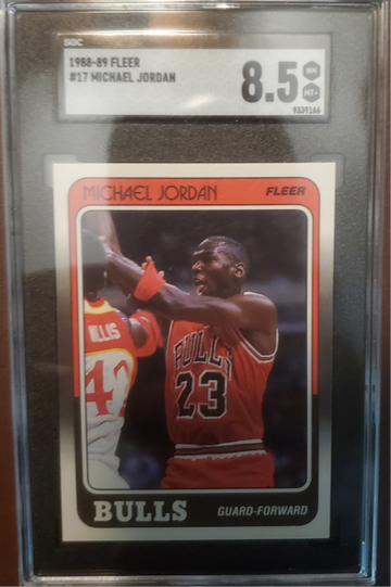 1988-89 Fleer Michael Jordan #17 SGC 8.5