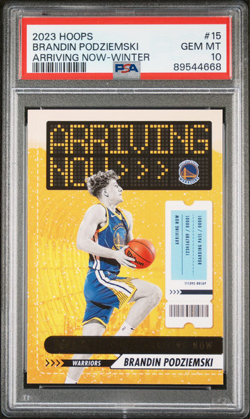 2023-24 NBA Hoops WINTER Arriving Now BRANDIN PODZIEMSKI RC PSA 10 GEM - POP 1 !