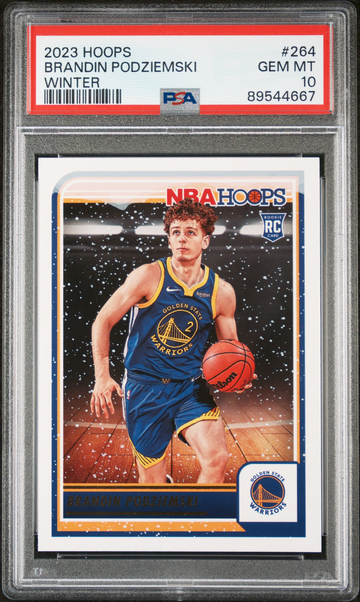 2023-24 Panini Prizm BRANDIN PODZIEMSKI Rookie PSA 10 GEM MINT Warriors RC #147