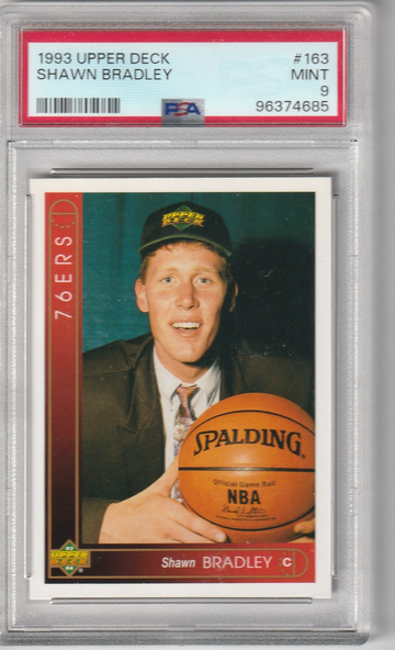 1993 Upper Deck #163 Shawn Bradley Rookie PSA MINT 9