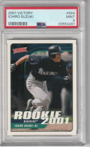 2001 Upper Deck Victory #564 Ichiro Suzuki Rookie PSA MINT 9