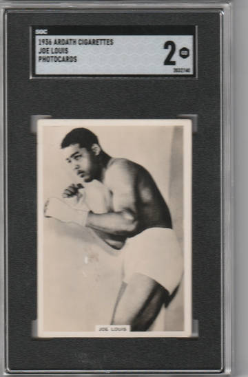 1936 Ardath Photocards Joe Louis SGC GOOD 2