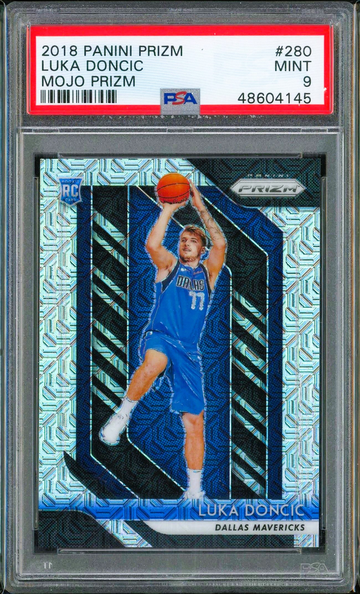 2018-19 Panini Prizm Mojo #280 Luka Doncic RC Rookie 21/25 PSA 9 MINT