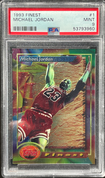 1993 Michael Jordan Finest PSA 9